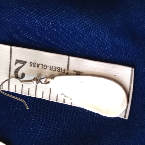 Vintage Native Style Mask Headdress Kachina Sterling Silver Dangle Earrings - Picture 7 of 12